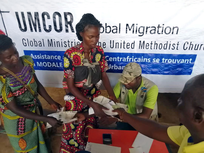 L&rsquo;Église aide les déplacés Centrafricains vivant au Congo